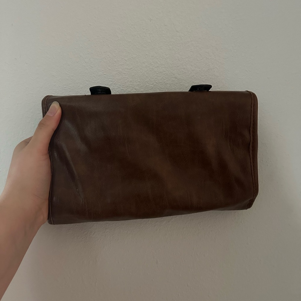 Brown and Black Toiletry Bag - Picture 4 of 7